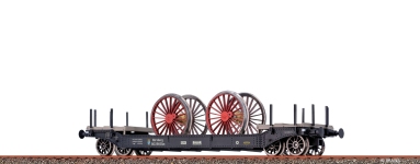 Brawa 47918 - H0 - Tiefladewagen Radsätze, K.Bay.Sts.B., Ep. I